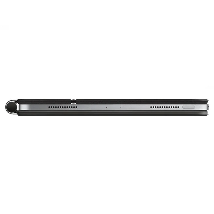 Für iPad Pro 13 (2024) Magnetisch Schwimmendes Bluetooth-Tastatur + Leder-Tablet-Hülle - Schwarz