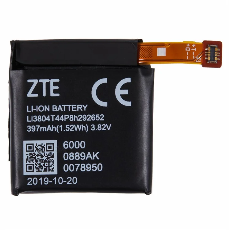 For ZTE Quartz ZW10 3.82V 397mAh Rechargeable Li-Polymer Battery Assembly Part (Encode: Li3804T44P8h292652) (Without Logo)
