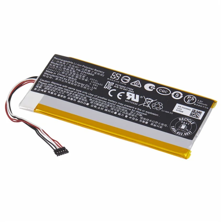For Wacom Intuos S CTL4100 / CTL6100 / CTL6100WL 3.80V 1260mAh Rechargeable Li-Polymer Battery Assembly Part (Encode: PR-234385G) (Without Logo)
