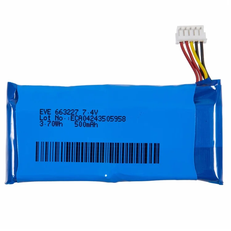 Para la impresora mini Canon PV123, batería recargable de polímero de litio de 7,40 V y 500 mAh, pieza de montaje (Código: P0884-LF) (sin logotipo)