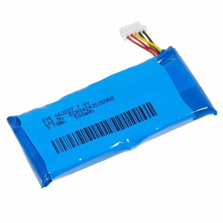 Para la impresora mini Canon PV123, batería recargable de polímero de litio de 7,40 V y 500 mAh, pieza de montaje (Código: P0884-LF) (sin logotipo)
