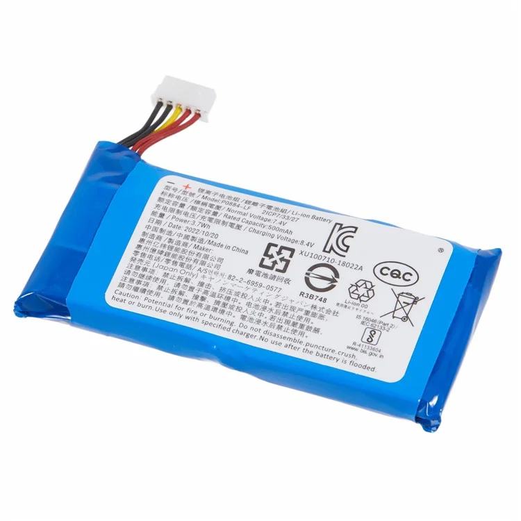 Para la impresora mini Canon PV123, batería recargable de polímero de litio de 7,40 V y 500 mAh, pieza de montaje (Código: P0884-LF) (sin logotipo)