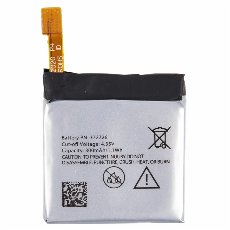 Para Ticwatch 1 4.35V 300mAh Batería recargable de polímero de litio Conjunto de piezas (Código: 372726) (Sin logotipo)