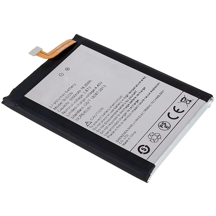 Für Umidigi Bison 3,85 V 5000 mAh wiederaufladbarer Li-Polymer-Akku-Ersatz