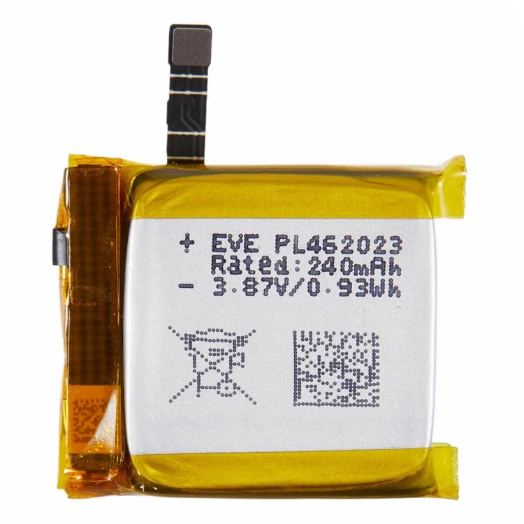 Para Huami Amazfit GTS 3 A2035 3,87 V 240 mAh Batería recargable de iones de polímero Conjunto de piezas (Código: PL462023) (sin logotipo)