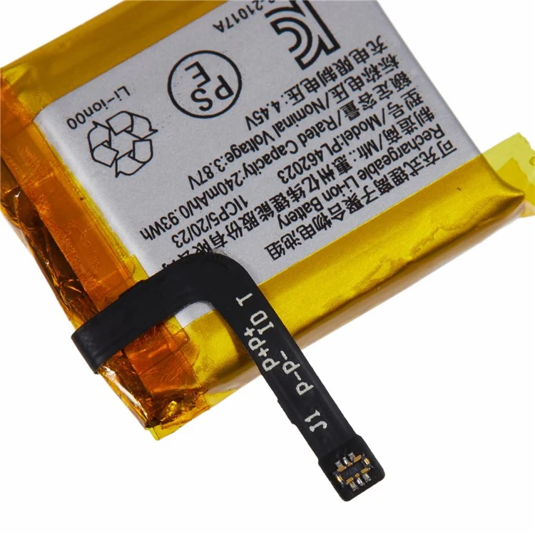 Para Huami Amazfit GTS 3 A2035 3,87 V 240 mAh Batería recargable de iones de polímero Conjunto de piezas (Código: PL462023) (sin logotipo)