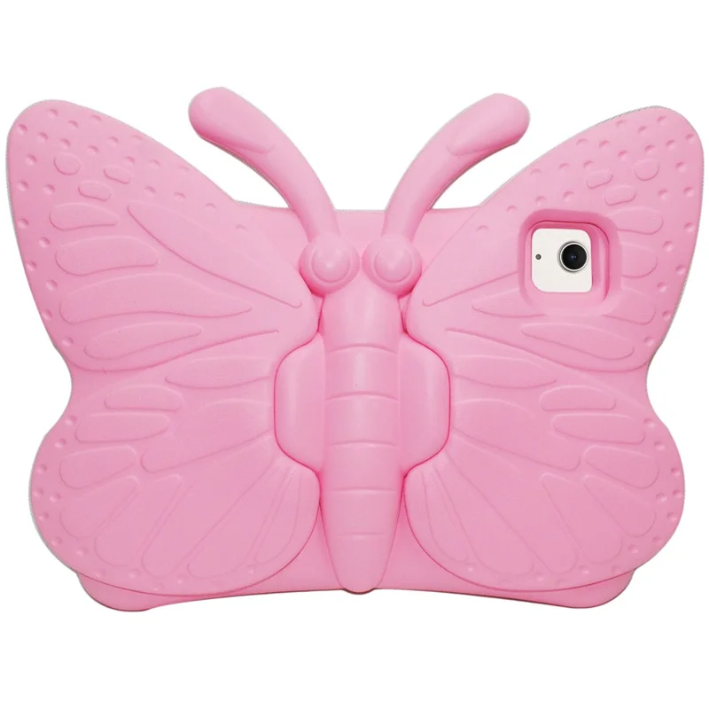 For iPad Air 11 (2026) / (2025) / (2024) Case Butterfly Style Support Kickstand EVA Tablet Cover - Pink