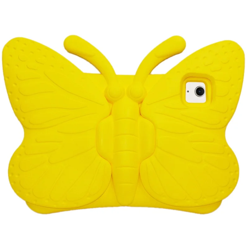 Til iPad Air 11 (2025) / (2024) Taske med Sommerfugle-stil med Support Stand EVA-tabletdekning - Gul