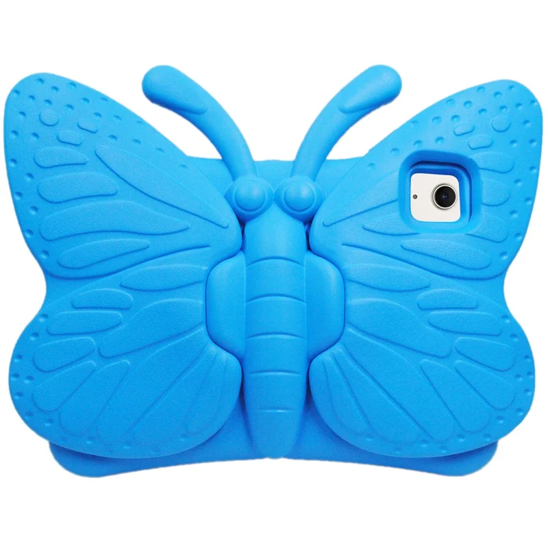 Para iPad Air 11 (2024) Funda Estilo Mariposa Soporte de Soporte EVA Funda de Tableta - Azul