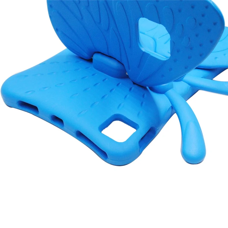 Para iPad Air 11 (2024) Funda Estilo Mariposa Soporte de Soporte EVA Funda de Tableta - Azul