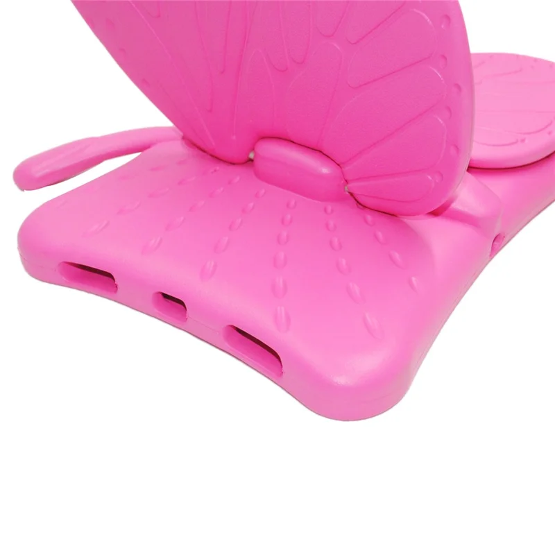 Para iPad Air 11 (2024) Caso Butterfly Style Support Kickstand EVA Tablet Cover - Rose