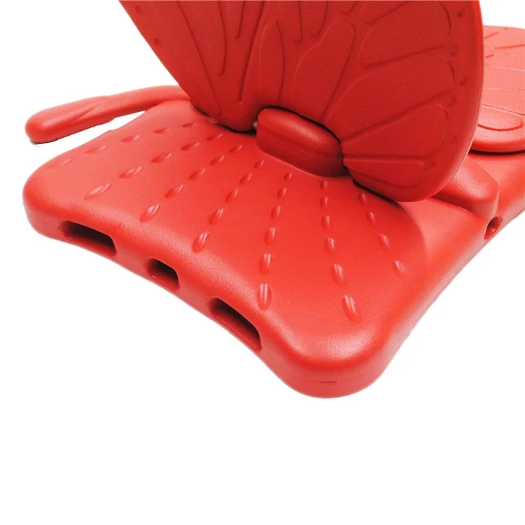 Custodia per iPad Pro 11 (2024) Butterfly Style con supporto pieghevole EVA Cover tablet - Rosso