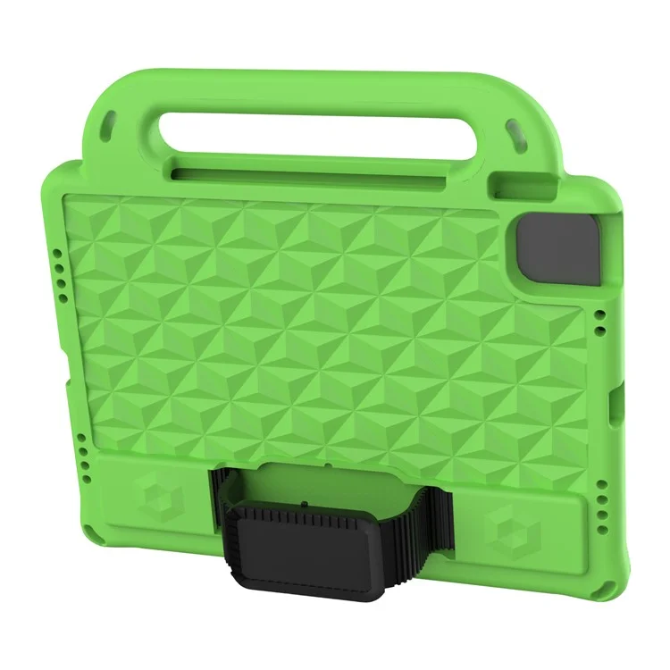 Custodia per iPad Pro 11 (2024) Custodia protettiva in EVA con piedistallo e tracolla - Verde