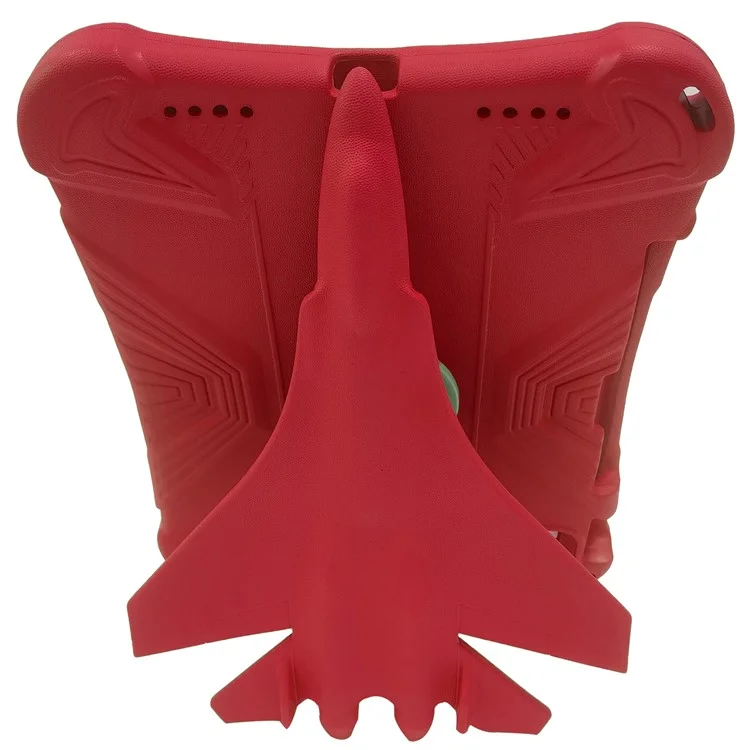 For iPad Pro 11 (2024) Case Airplane Style Kickstand EVA Tablet Cover -  Red