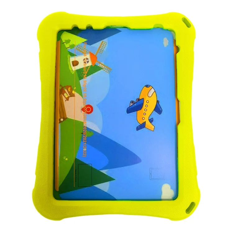 Case para iPad Pro 11 (2024) Estilo Avião Suporte de Apoio EVA Capa de Tablet - Amarelo