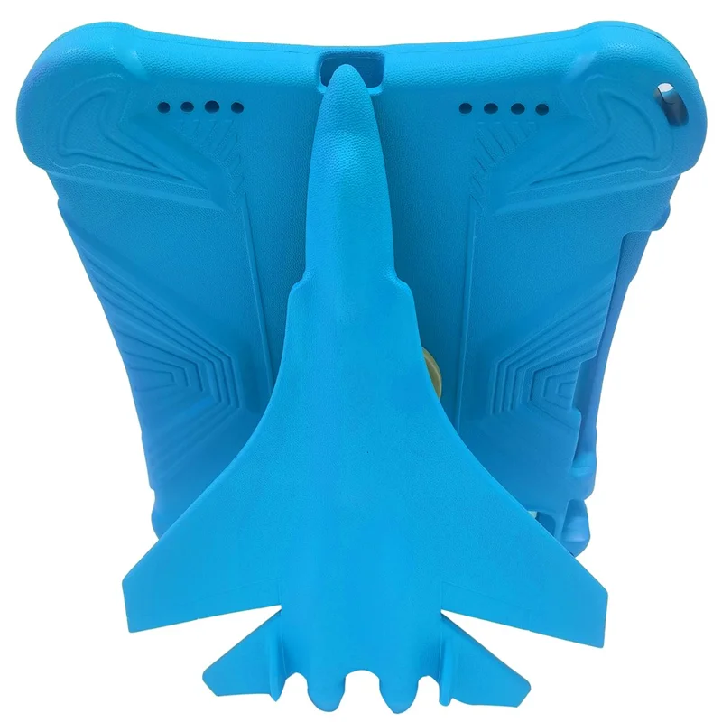 For iPad Pro 11 (2025) / 11 (2024) Case Airplane Style Kickstand EVA Tablet Cover -  Blue
