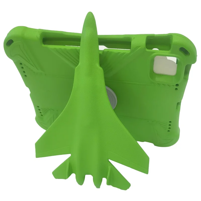 For iPad Pro 11 (2025) / 11 (2024) Case Airplane Style Kickstand EVA Tablet Cover -  Green