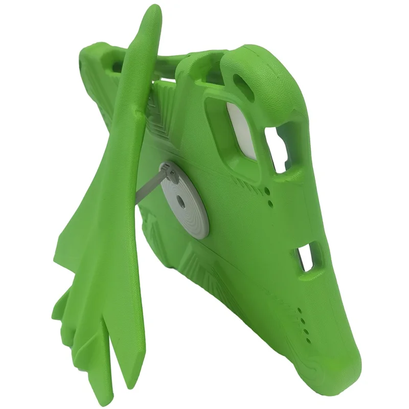 For iPad Pro 11 (2025) / 11 (2024) Case Airplane Style Kickstand EVA Tablet Cover -  Green