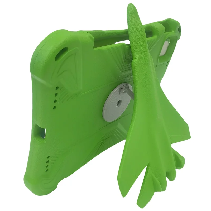 For iPad Pro 11 (2025) / 11 (2024) Case Airplane Style Kickstand EVA Tablet Cover -  Green
