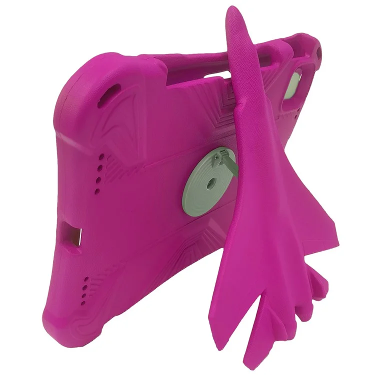 Per iPad Air 11 (2024) Custodia Stile Aereo Supporto EVA Cover Tablet - Rosa