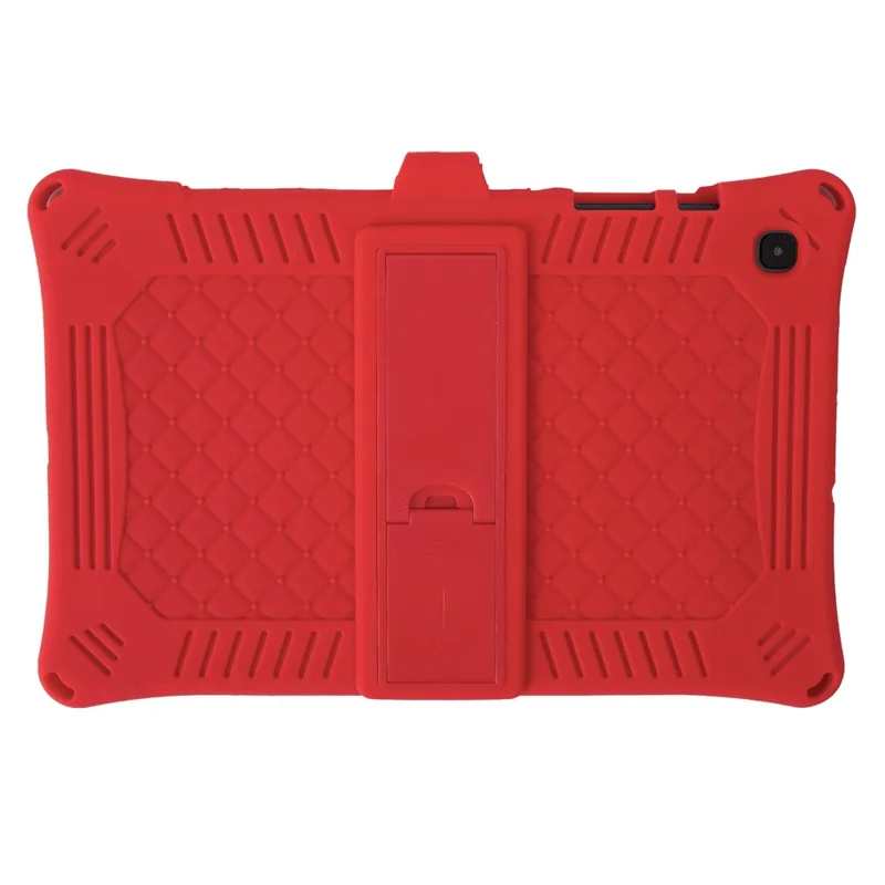 Para Samsung Galaxy Tab S6 Lite (2020) / (2022) / (2024) Funda PC+Silicona Cubierta de Tablet con Lápiz Stylus - Rojo