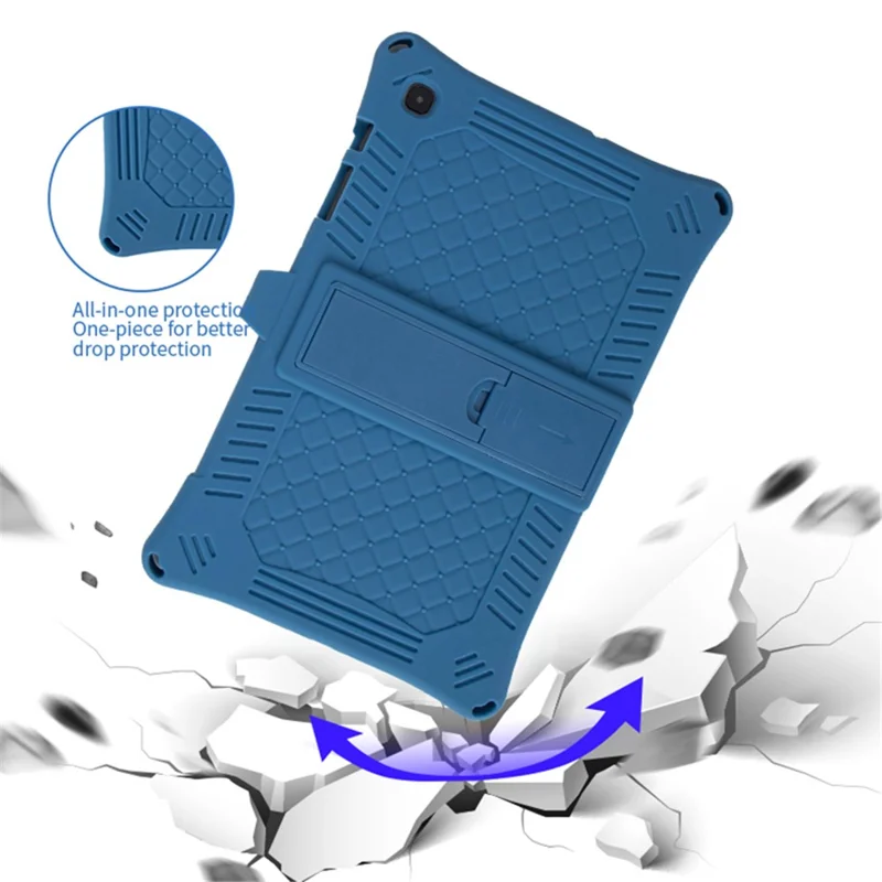 Para Samsung Galaxy Tab S6 Lite (2020) / (2022) / (2024) Funda PC+Silicona Cubierta de Tablet con Lápiz Stylus - Rojo