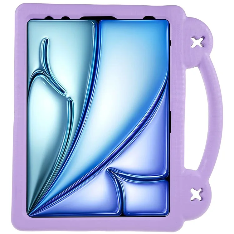 Per custodia iPad Air 11 (2024) Cartoon Patterns EVA Copertura del tablet con supporto - Viola