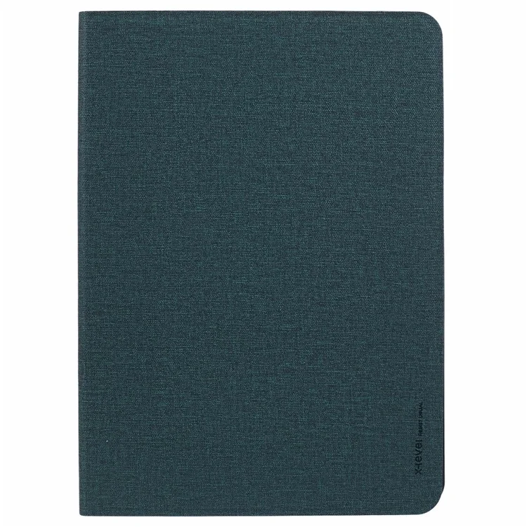 Custodia per iPad Air 11 (2024) della serie X-LEVEL Canvas, texture in tessuto, protezione completa, cover in pelle - Verde