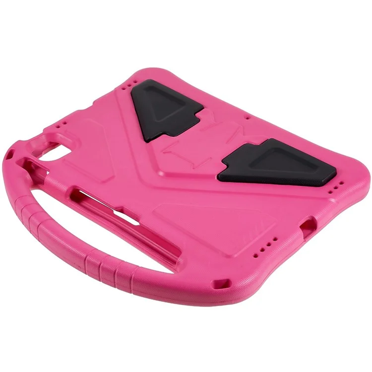 Per iPad Pro 11 (2024) EVA Case Children Friendly Kickstand Handle Tablet Cover - Rose