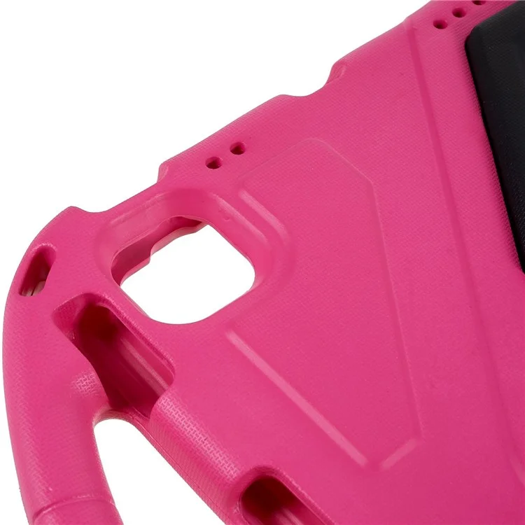 Per iPad Pro 11 (2024) EVA Case Children Friendly Kickstand Handle Tablet Cover - Rose