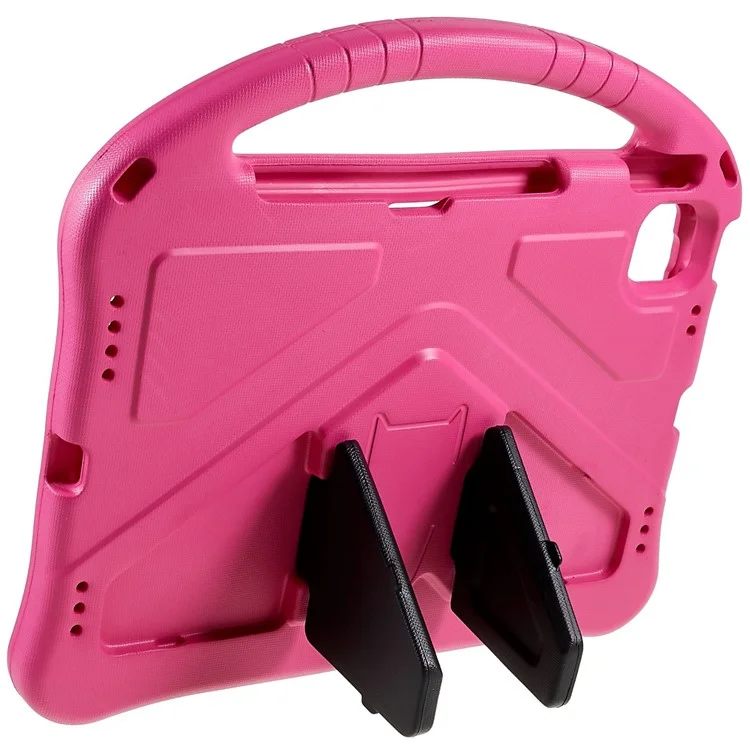 Per iPad Pro 11 (2024) EVA Case Children Friendly Kickstand Handle Tablet Cover - Rose