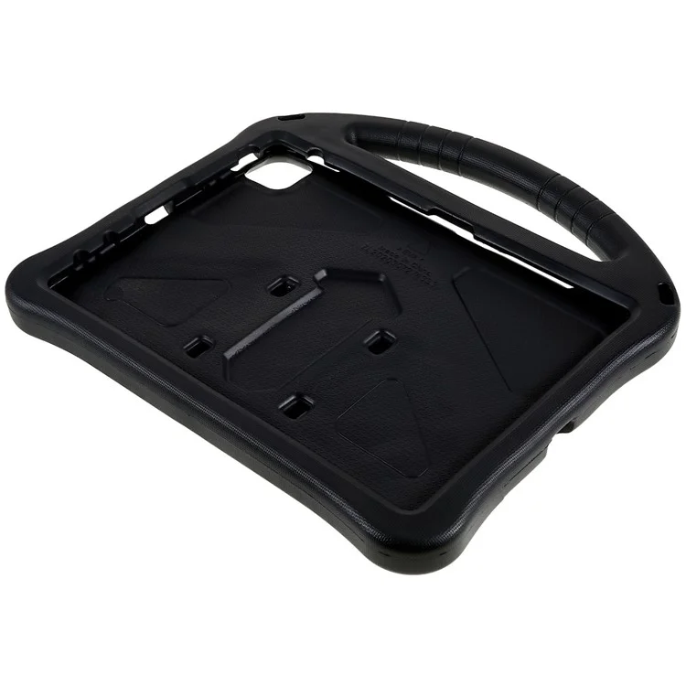 For iPad Air 11 (2025) / (2024) Case Kids EVA Shockproof Tablet Cover with Kickstand Handle - Black