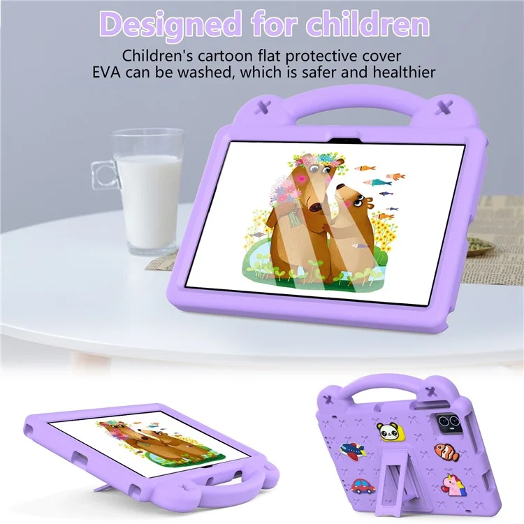For Walmart Onn 10.1 inch (2024) / Teclast M50 Pro 10.1 (2023) / Blackview Tab 80 10.1 (2023) Case Kids EVA Tablet Cover - Purple