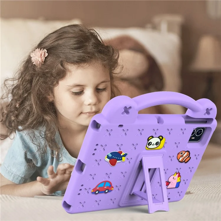 For Walmart Onn 10.1 inch (2024) / Teclast M50 Pro 10.1 (2023) / Blackview Tab 80 10.1 (2023) Case Kids EVA Tablet Cover - Purple