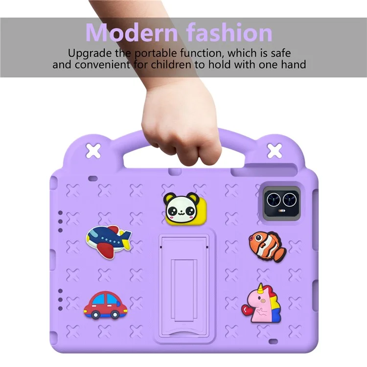 For Walmart Onn 10.1 inch (2024) / Teclast M50 Pro 10.1 (2023) / Blackview Tab 80 10.1 (2023) Case Kids EVA Tablet Cover - Purple