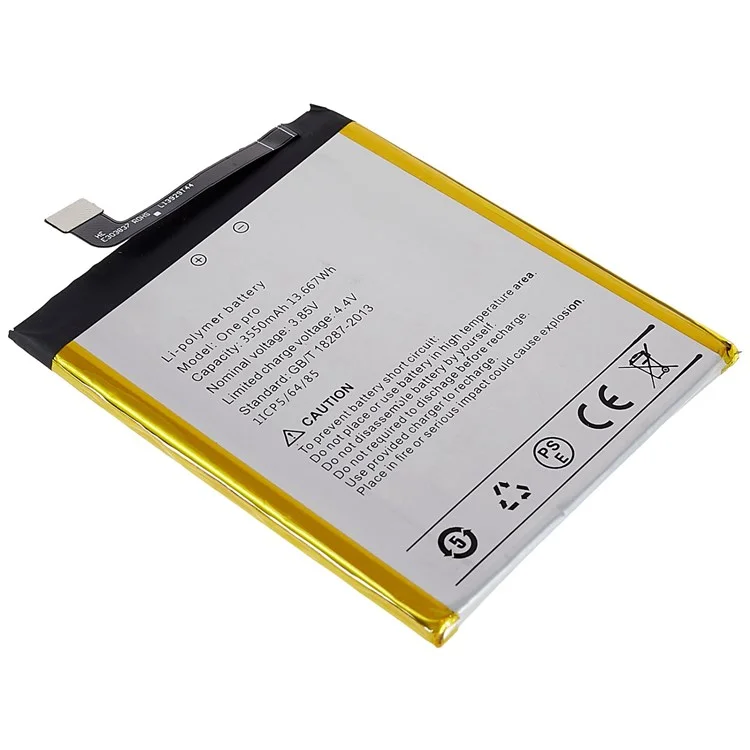 For Umidigi One Pro 3.85V 3550mAh Rechargeable Li-Polymer Battery Replacement