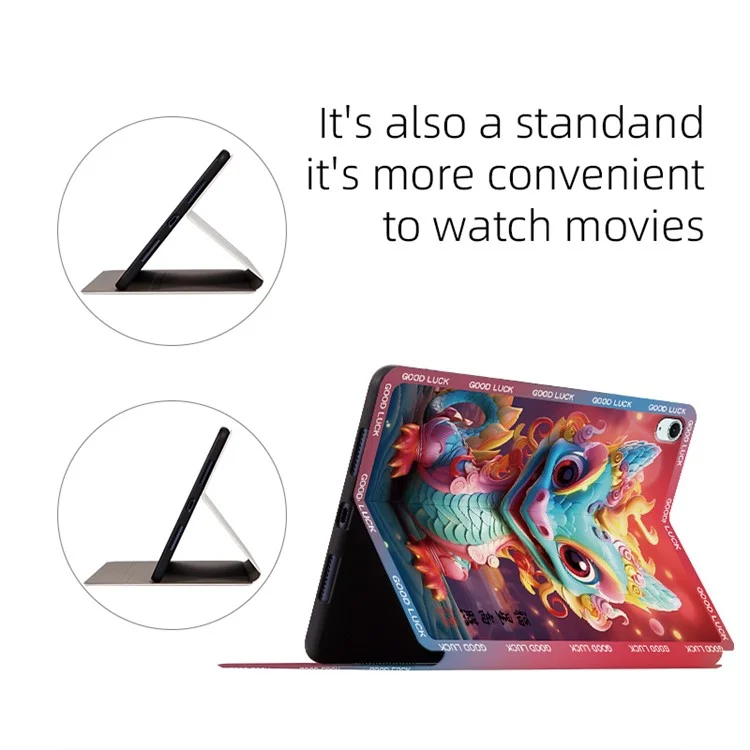 Per iPad Air 11 (2024) / iPad Air (2022) / (2020) Custodia Loong Pattern Print Tablet Leather Cover - Tutto Favorevole