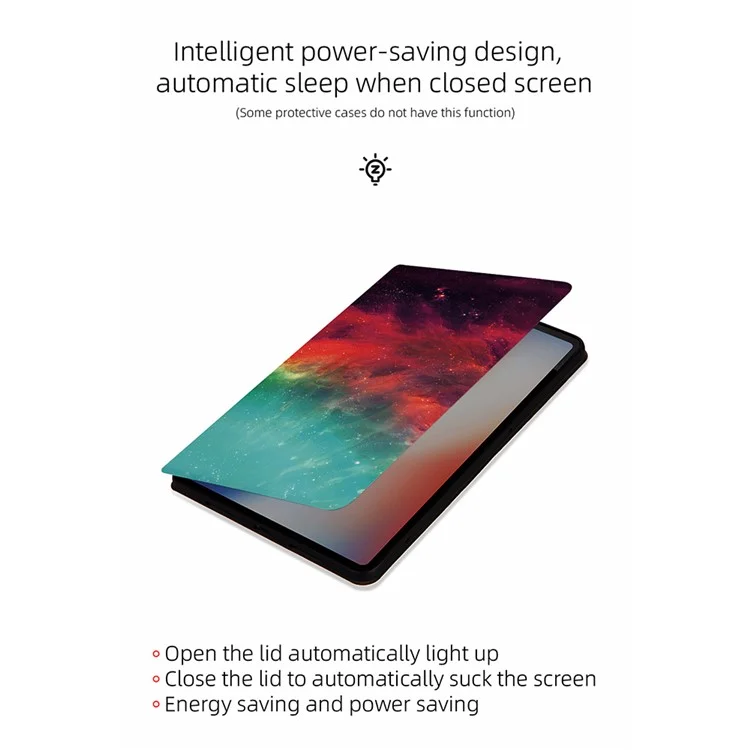 Para iPad Air 11 (2024) / Air (2020) / (2022) Funda a Prueba de Golpes Estampado de Impresión de Cuero PU Tapa de Tableta - Mármol Blanco