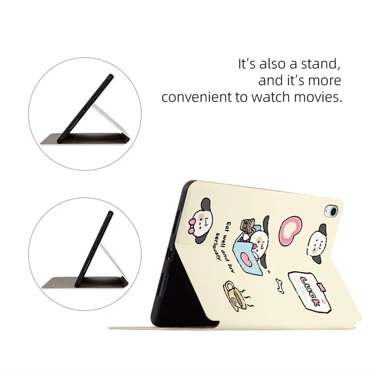 Para iPad Air 11 (2024) / iPad Air (2022) / (2020) Case Leather Tablet Cover Cartoon Pattern - Coelho Fofo