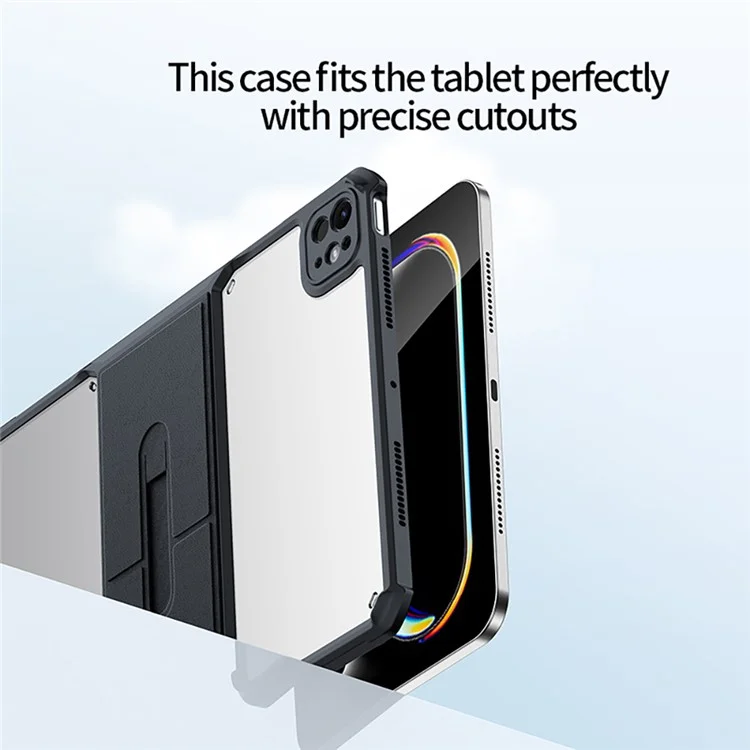 Acquista in Blocco XUNDD Per iPad Pro 11 (2024) Custodia TPU + PC Supporto Tablet Custodia Protettiva
