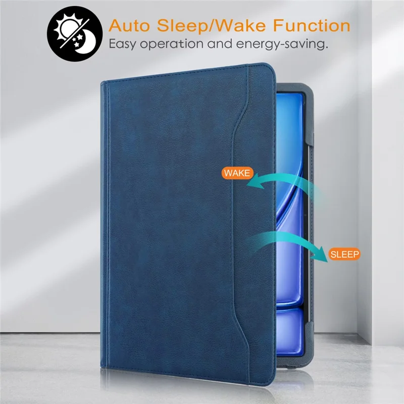 Para iPad Pro 13 (2024) M4 / Air 13 (2024) M2 / Pro 12.9 polegadas (2018) / (2020) / (2021) / (2022) Tablet Case - Azul