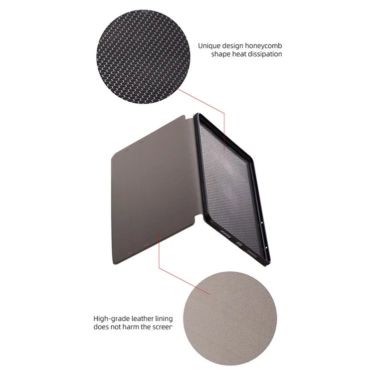 Custodia in pelle per iPad Pro 11 (2024) con supporto, cover intelligente per tablet - Motivo Astronauta - Astronauta che affonda