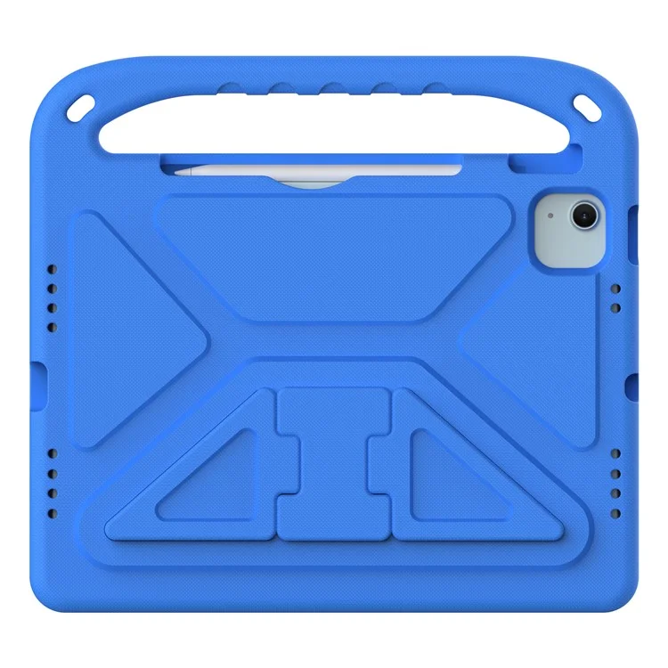 Para iPad Pro 11 (2024) / Air 11 (2024) Case Hand Grip Kickstand Tablet EVA Cover - Azul