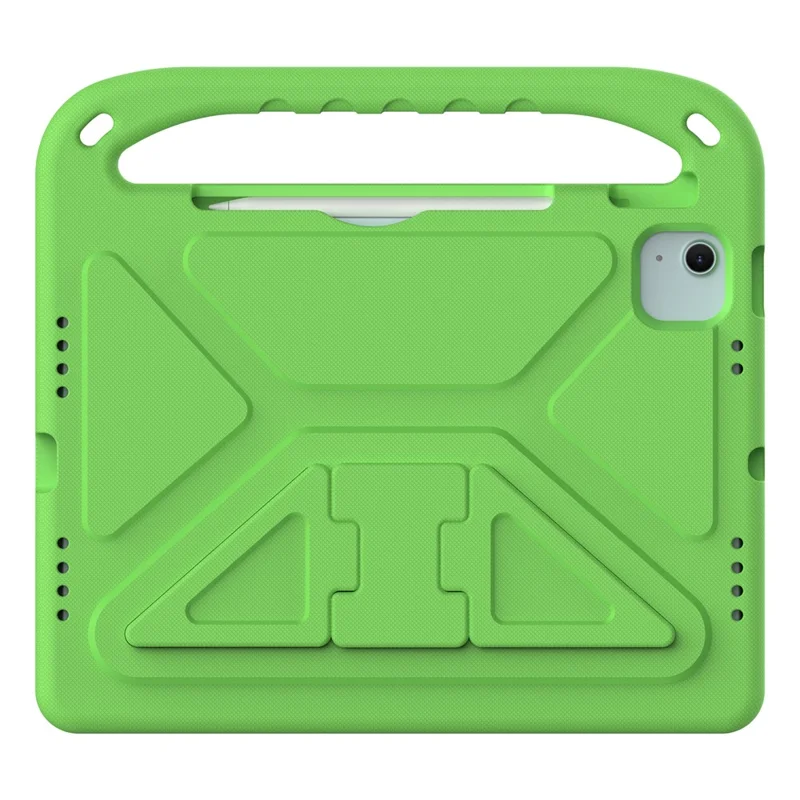 For iPad Air 11 (2026) / (2025) / (2024) / Pro 11 (2025) / 11 (2024) Case Hand Grip Kickstand Tablet EVA Cover - Green