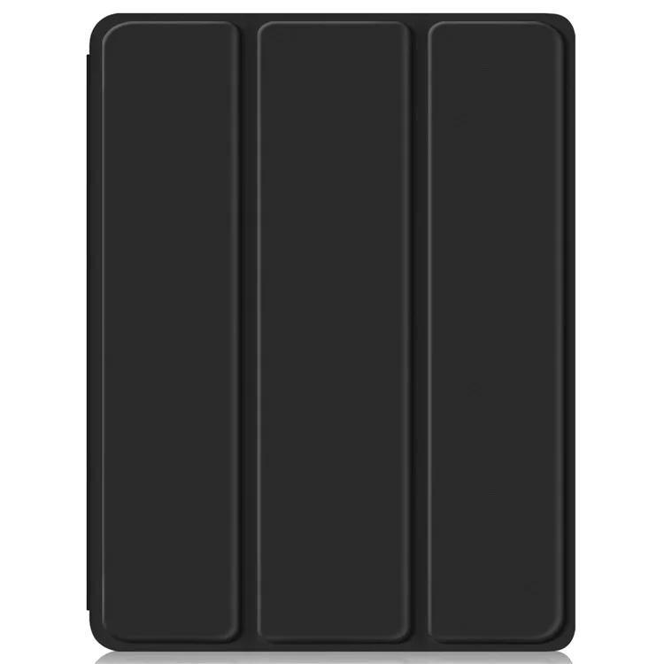 Leather Case Tri-Fold Stand For iPad Air 11 (2025) / (2024) / Air (2022) / (2020) / Pro 11 (2022) / (2021) / (2020) / (2018) - Black