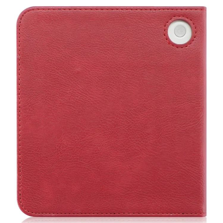 For Kobo Libra 2 / Libra Colour Case PU Leather E-Reader Protective Cover Auto Sleep / Wake - Red