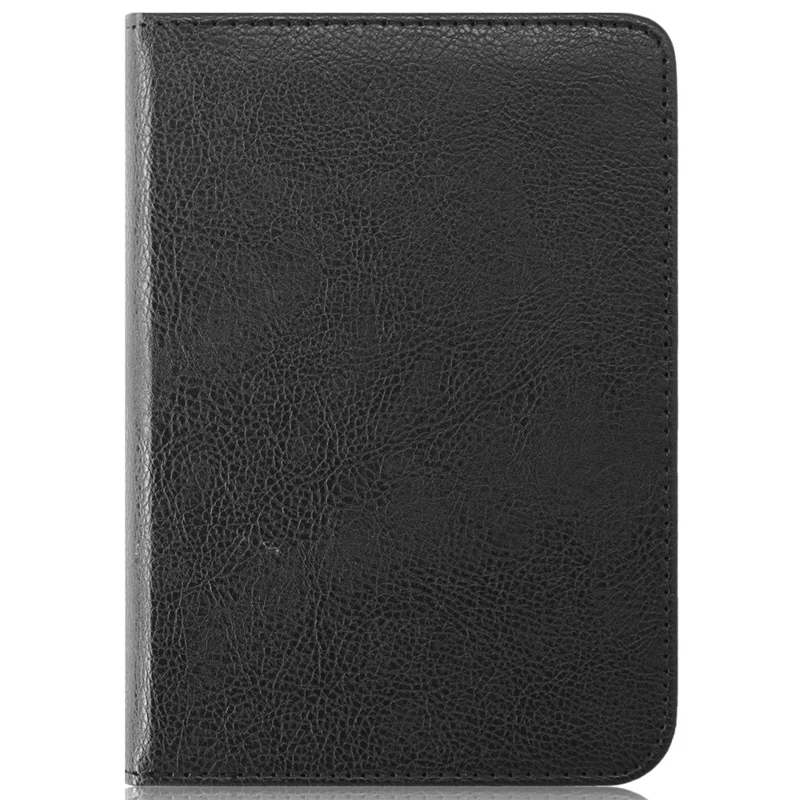 Para el estuche Kobo Clara Colour / Clara 2E Ranuras para tarjetas Pie de apoyo Correa de mano Cubierta de cuero sintético para lector de libros electrónicos - Negro