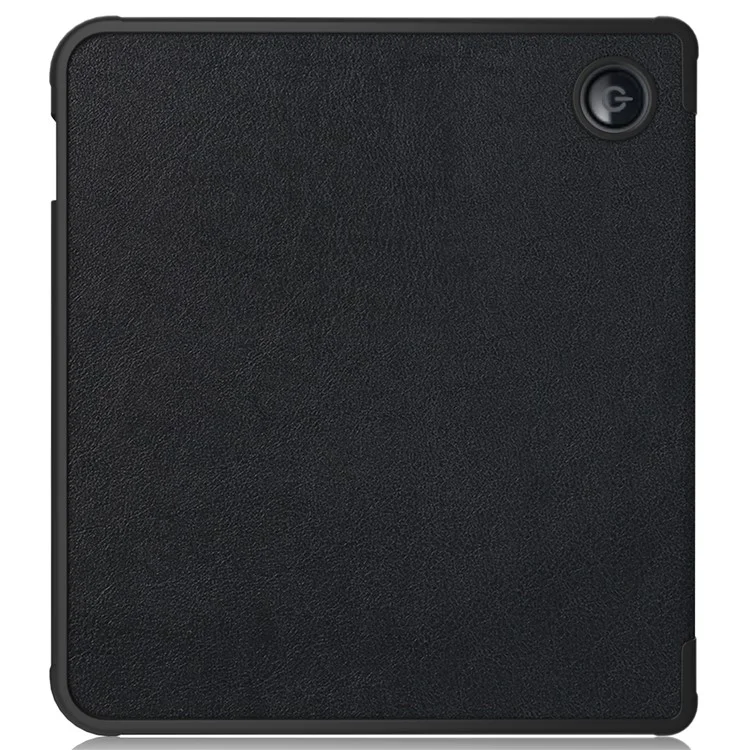Für Kobo Libra Colour / Libra 2 Tasche PU-Leder Schutzhülle E-Reader Origami-Standfuß - Schwarz