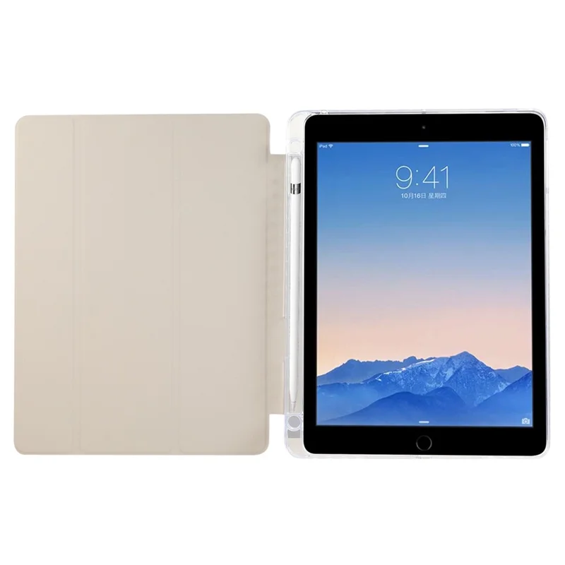 Für iPad 9.7-Zoll (2017) / (2018) / iPad Air (2013) / Air 2 Case Stand Leather Tablet Cover - Gold