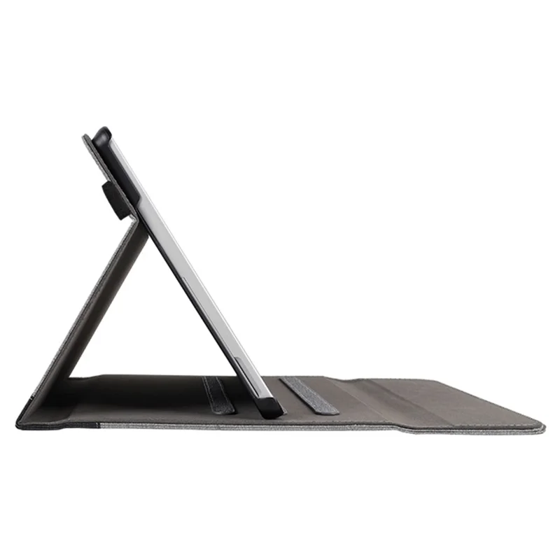 For Microsoft Surface Pro 10 / 9 / 8 Case Stand Wallet Function Laptop Leather Cover - Grey+Blue